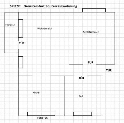 Etagenwohnung Drensteinfurt - 2 Zimmer, 56 m&sup2;, 620&euro; | Angebot:25903119
