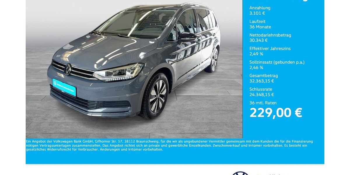 VW Touran 14.619 km 33.444 &euro; Unna 59423
