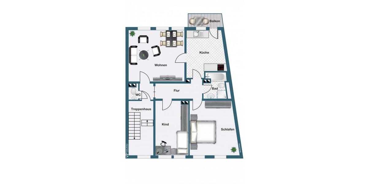 Etagenwohnung Unna - 3 Zimmer, 90 m&sup2;, 825&euro; | Angebot:26600480