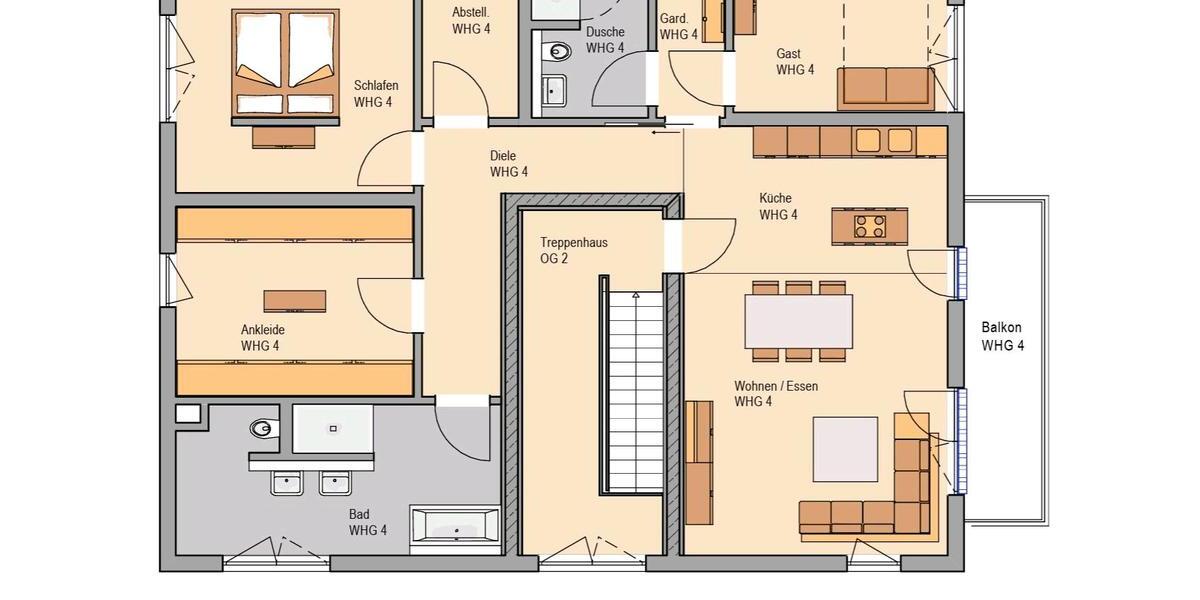 Einfamilienhaus Unna Alte Heide - 4.5 Zimmer, 133 m&sup2;, 1.675&euro; | Angebot:26594625