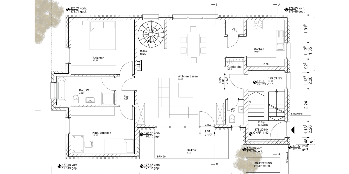 Etagenwohnung Dortmund Hombruch - 5 Zimmer, 140 m&sup2;, 1.895&euro; | Angebot:26080711