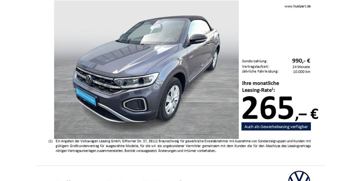 VW T-Roc 9.487 km 28.922 &euro; Dortmund 44141