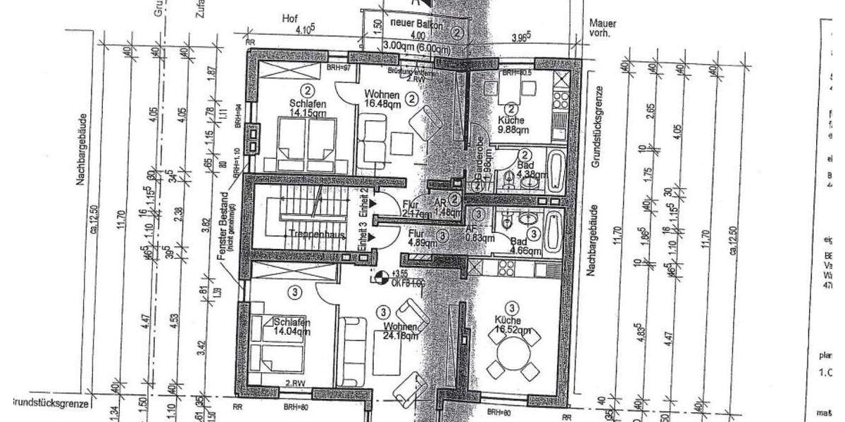 Etagenwohnung Dortmund Bövinghausen - 2 Zimmer, 53 m&sup2;, 116.000&euro; | Angebot:25865082
