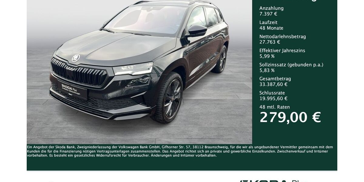Skoda Karoq 18.929 km 35.067 &euro; Dortmund 44309