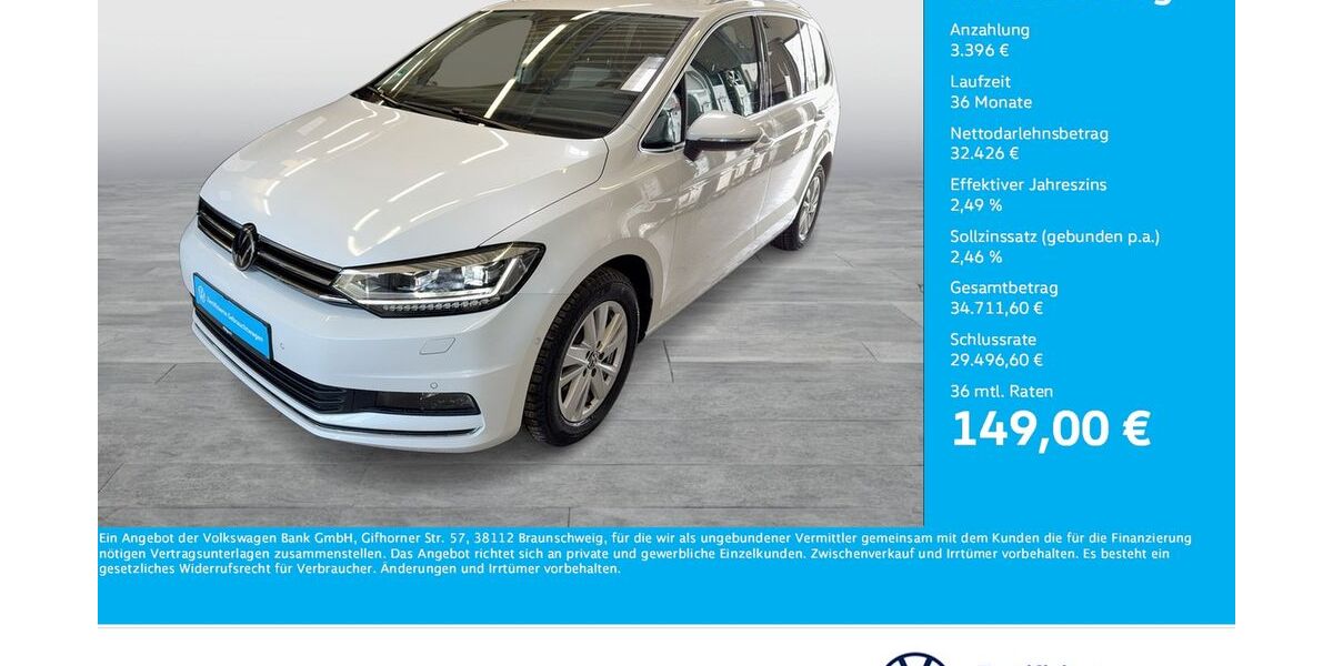 VW Touran 6.676 km 35.444 &euro; Unna 59423