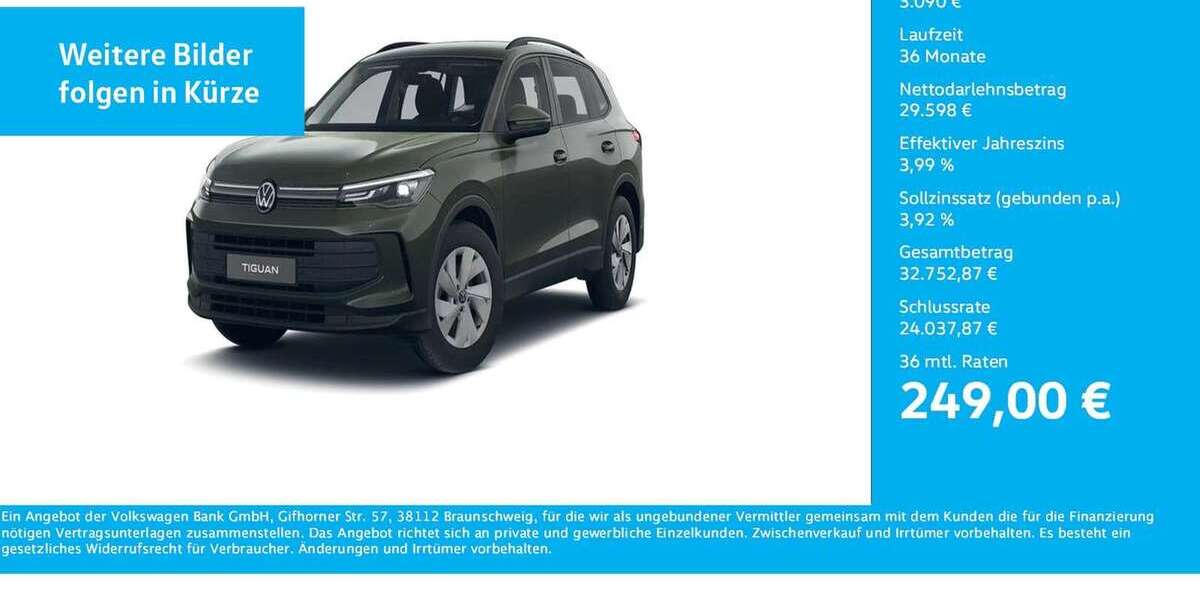 VW Tiguan 14.685 km 32.311 &euro; Bergkamen 59192