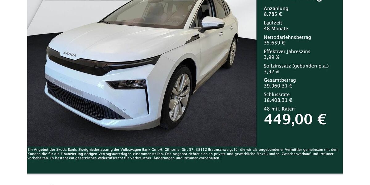 Skoda Enyaq 6.950 km 44.291 &euro; Dortmund 44309