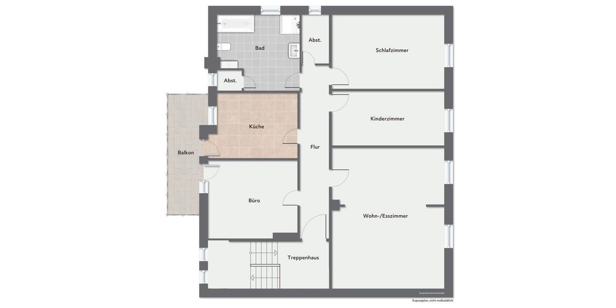 Dachgeschoßwohnung Arnsberg Rusch - 4 Zimmer, 140 m&sup2;, 1.120&euro; | Angebot:25351219