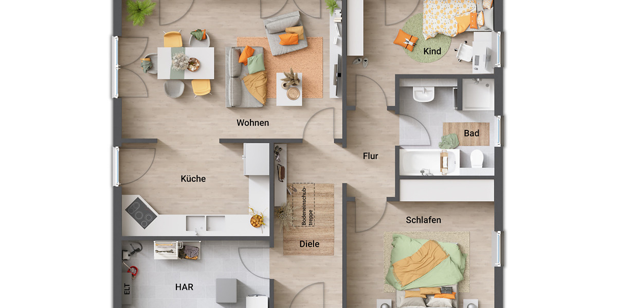 Mehrfamilienhaus, Wohnhaus Castrop-Rauxel Rauxel - 3 Zimmer, 90 m&sup2;, 388.000&euro; | Angebot:25815243