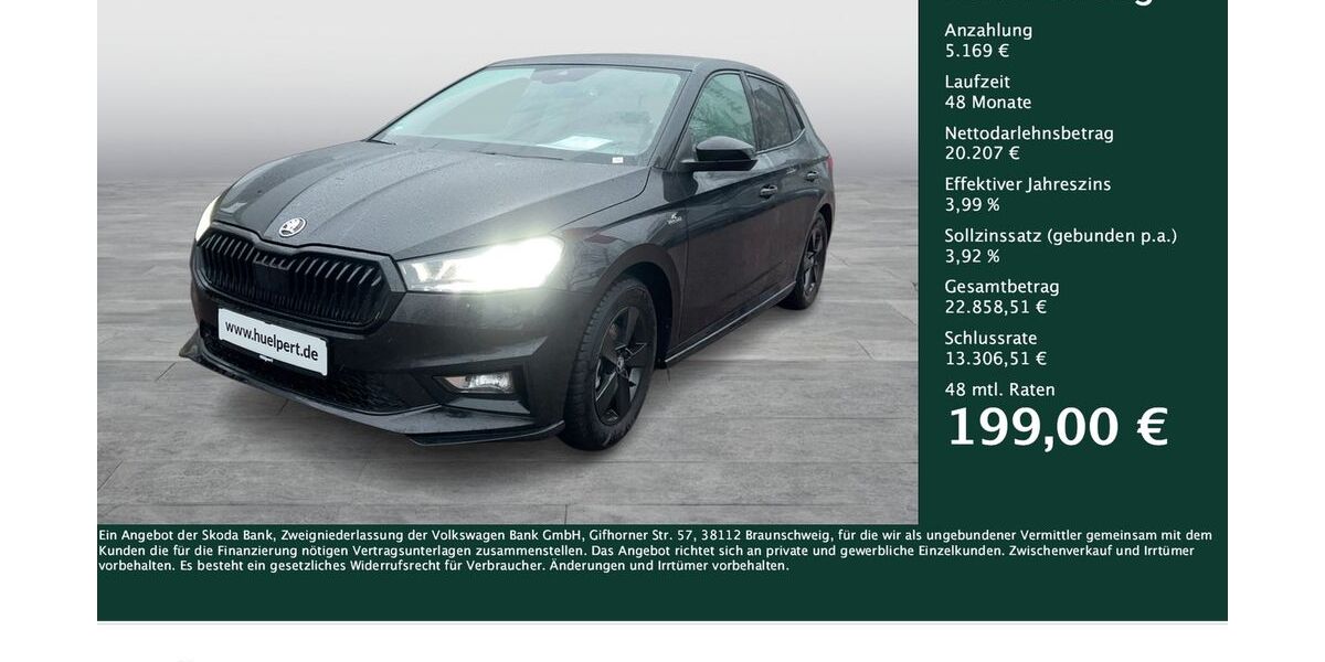 Skoda Fabia 12.452 km 25.152 &euro; Dortmund 44269