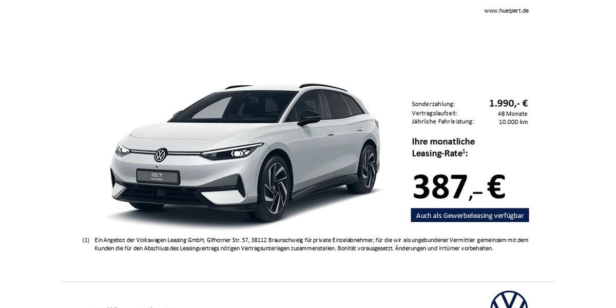 VW ID.7 6.237 km 53.288 &euro; Unna 59423