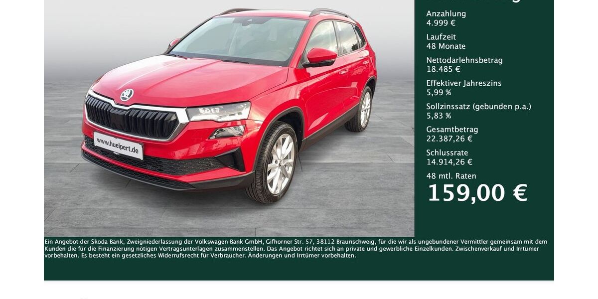 Skoda Karoq 74.270 km 23.362 &euro; Dortmund 44309