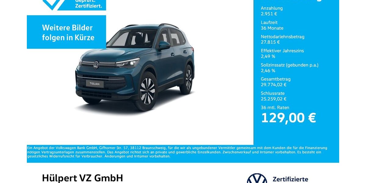 VW Tiguan 9.424 km 30.766 &euro; Dortmund 44141