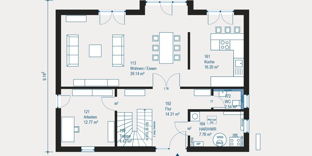 Individuelles Einfamilienhaus in Werne - Maßgeschneiderte Wohnträume mit allkauf erleben - Einfamilienhaus Werne | Angebot:27307873