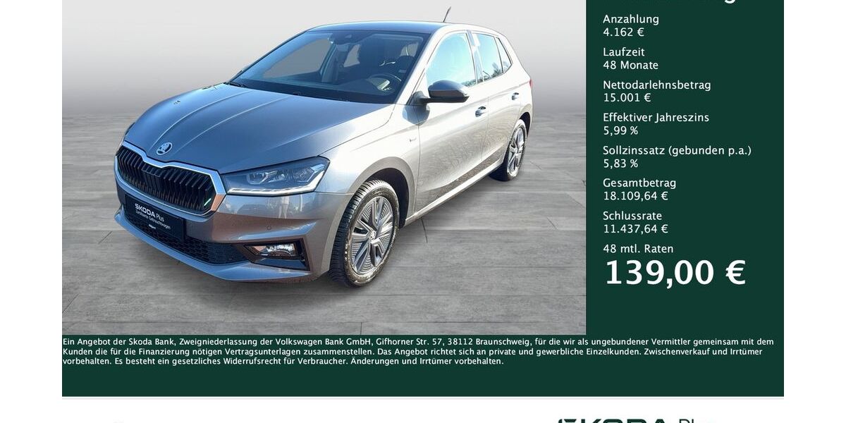 Skoda Fabia 14.223 km 19.114 &euro; Dortmund 44309