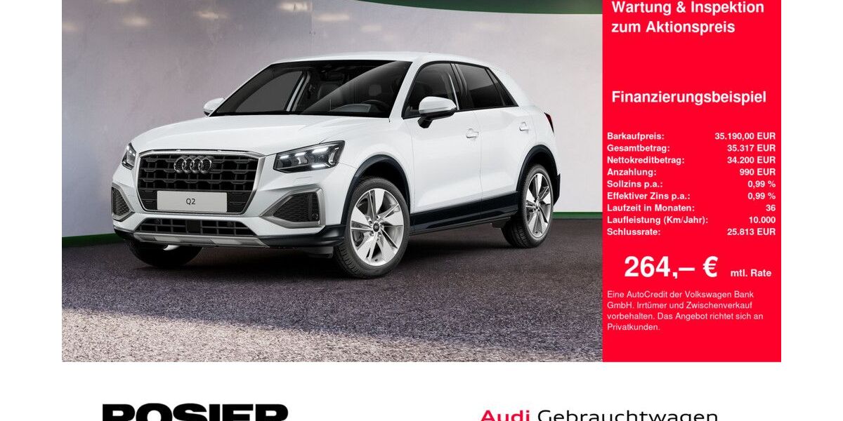 Audi Q2 3.269 km 35.190 &euro; Menden 58706