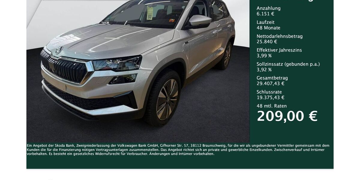 Skoda Karoq 11.763 km 31.818 &euro; Dortmund 44269