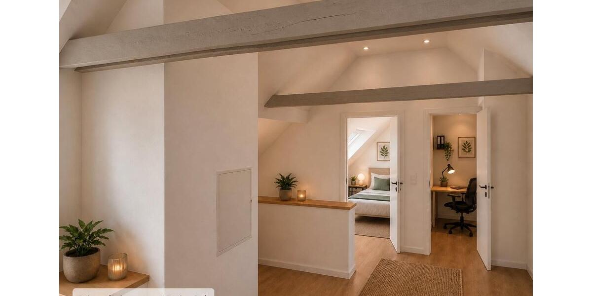 Dachgeschoßwohnung Dortmund Gartenstadt - 3 Zimmer, 81 m&sup2;, 1.090&euro; | Angebot:26577509