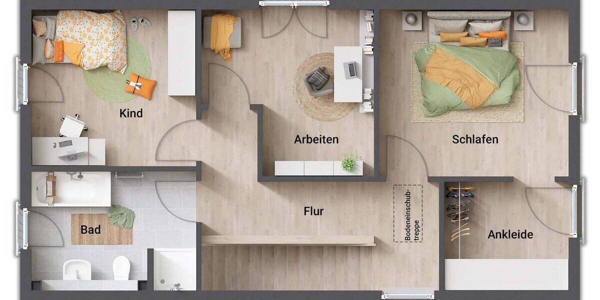 Einfamilienhaus Ahlen Innenstadt - 4 Zimmer, 125 m&sup2;, 276.690&euro; | Angebot:25681251