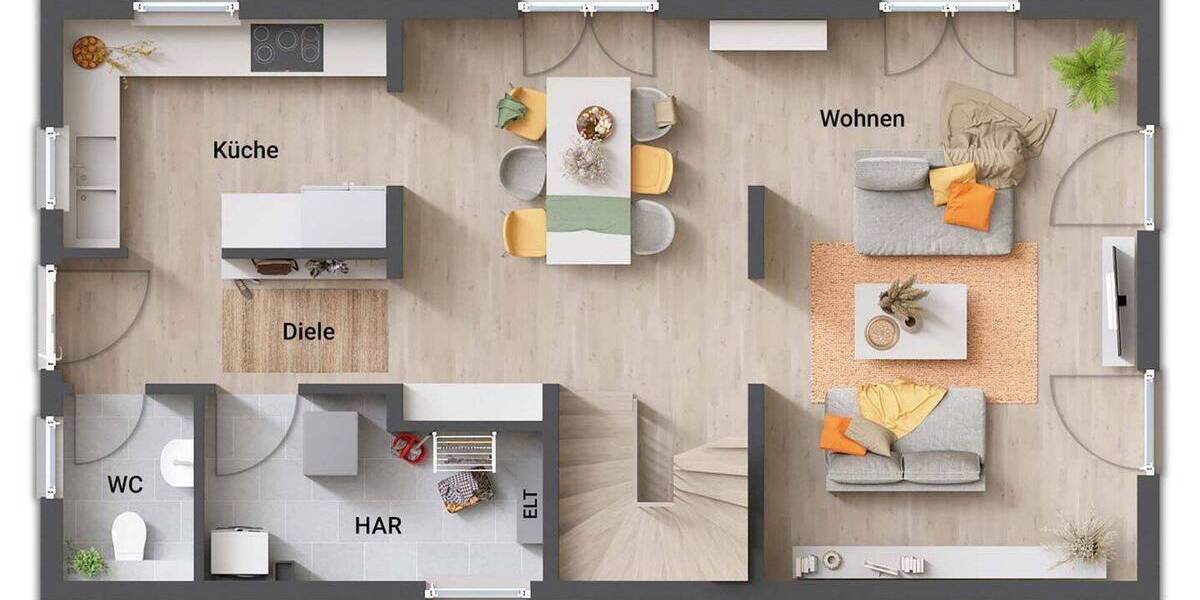 Einfamilienhaus Ahlen Innenstadt - 4 Zimmer, 125 m&sup2;, 276.690&euro; | Angebot:25681251