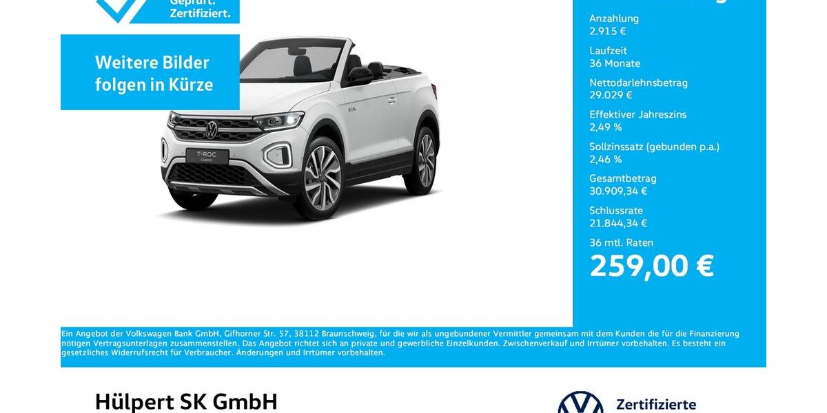 VW T-Roc 17.320 km 31.433 &euro; Bergkamen 59192