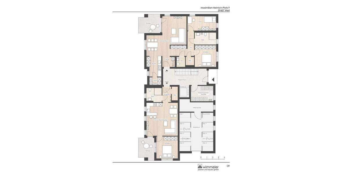 Etagenwohnung Werl - 2 Zimmer, 60 m&sup2;, 239.900&euro; | Angebot:25769243
