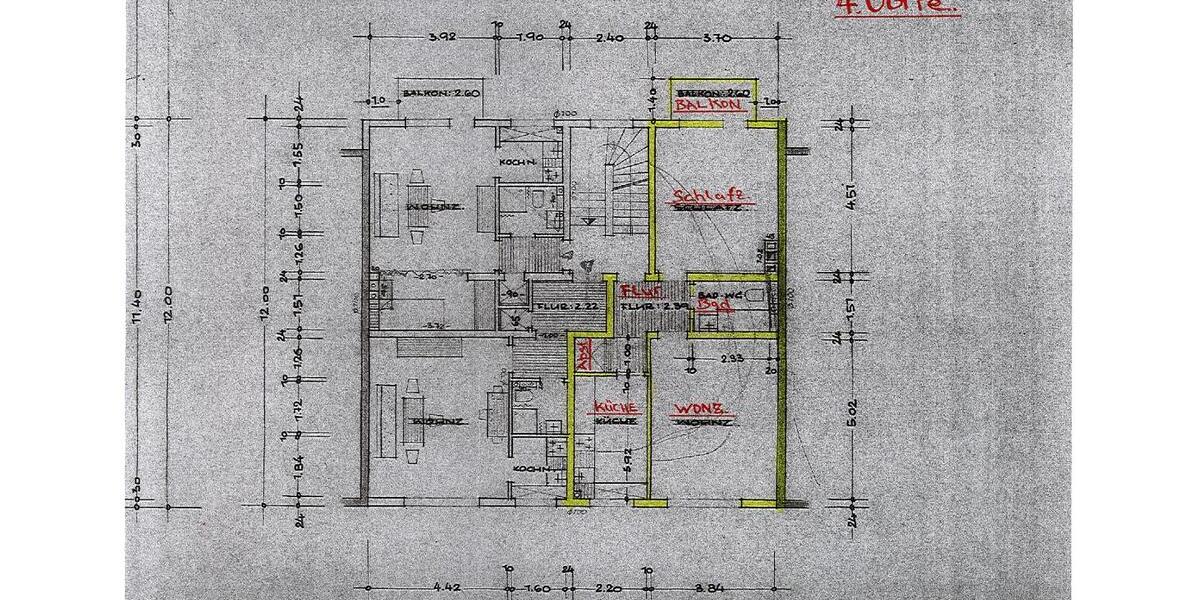 Etagenwohnung Dortmund Innenstadt Nord - 2.5 Zimmer, 52 m&sup2;, 500&euro; | Angebot:25979623
