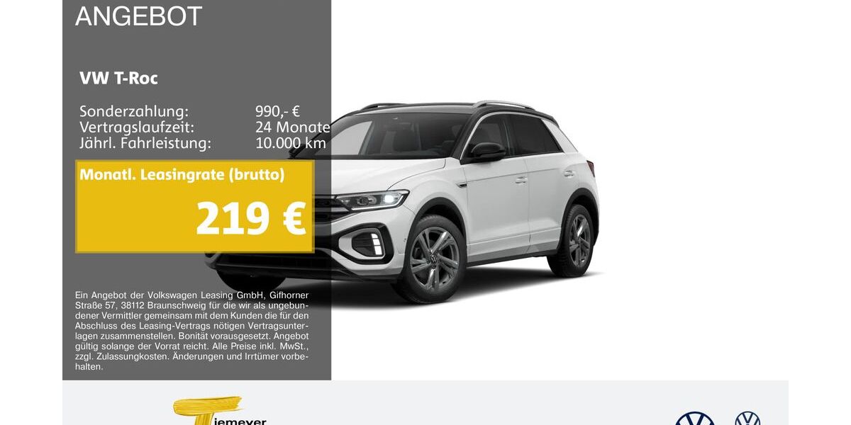 VW T-Roc 20.948 km 29.170 &euro; Castrop-Rauxel 44575