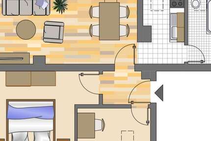 Wohnung Bönen - 2 Zimmer, 41 m&sup2;, 339&euro; | Angebot:27352350