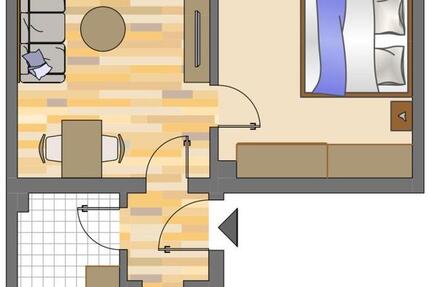 Wohnung Dortmund Hörde - 2 Zimmer, 43 m&sup2;, 404&euro; | Angebot:26588049