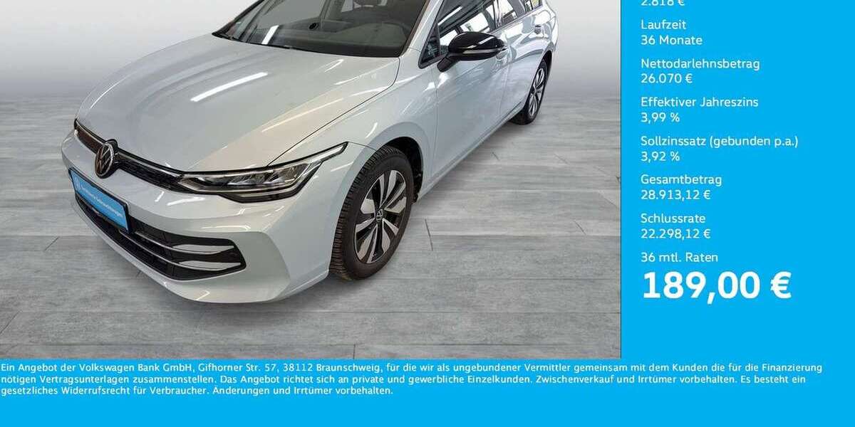 VW Golf Variant 3.064 km 28.888 &euro; Bergkamen 59192