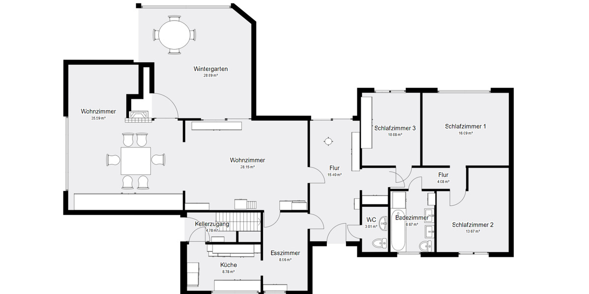 Bungalow Werl - 6 Zimmer, 185 m&sup2;, 1.480&euro; | Angebot:25840045