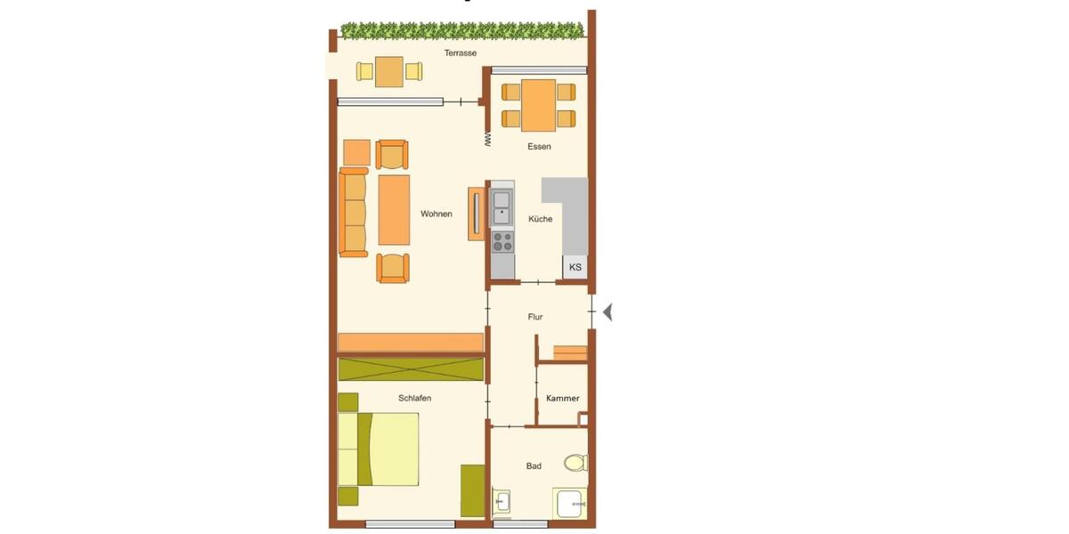 Etagenwohnung Hamm Bockum - 2.5 Zimmer, 67 m&sup2;, 130.000&euro; | Angebot:25064032