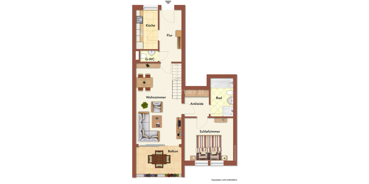 Investieren mit Weitblick: Vermietete Galerie-Wohnung in Hohenlimburg - Etagenwohnung Hagen Hohenlimburg | Angebot:26465746