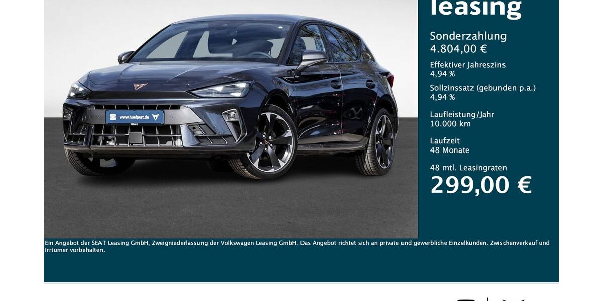 Cupra Leon 9.600 km 31.412 &euro; Dortmund 44269