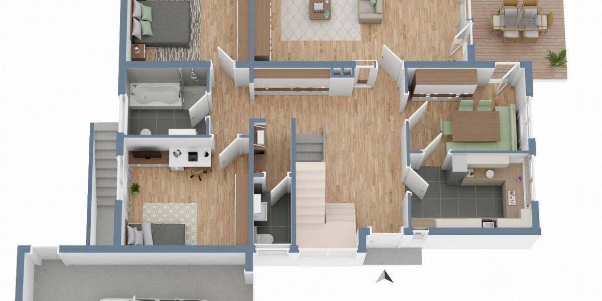 Einfamilienhaus Hagen Berchum - 7 Zimmer, 160 m&sup2;, 496.000&euro; | Angebot:25771670