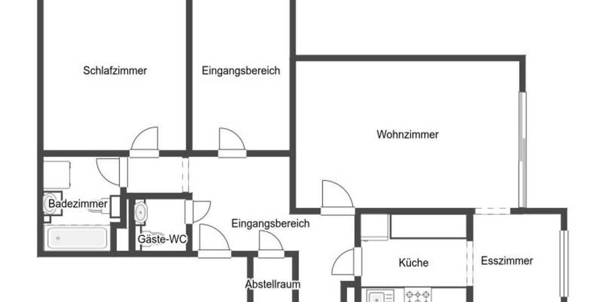 Etagenwohnung Kamen Kamen-Mitte - 3 Zimmer, 82 m&sup2;, 199.000&euro; | Angebot:26727362