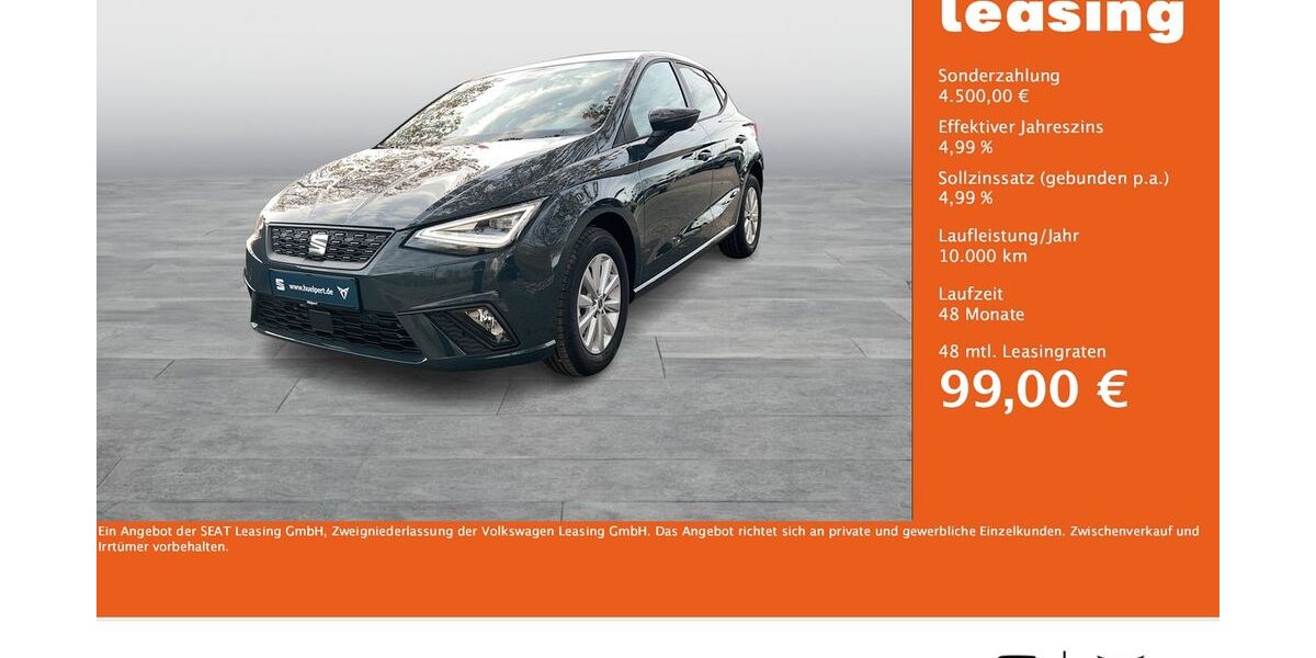 Seat Ibiza 1.990 km 21.222 &euro; Dortmund 44269