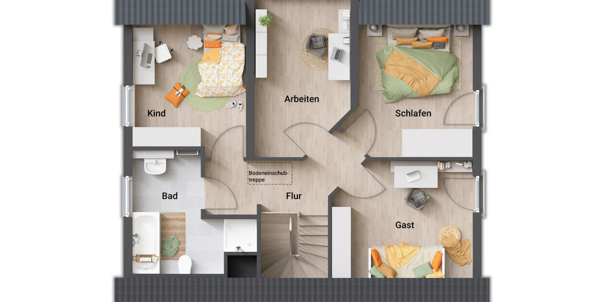 Einfamilienhaus Iserlohn Wermingsen - 4 Zimmer, 130 m&sup2;, 462.450&euro; | Angebot:25681222