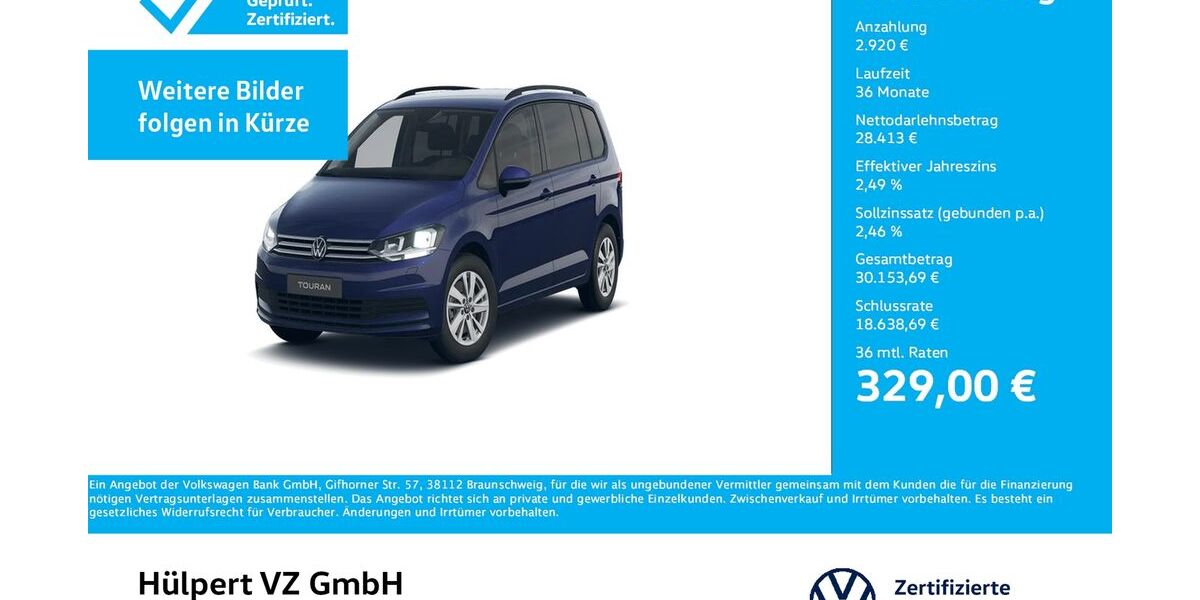 VW Touran 9.296 km 30.822 &euro; Dortmund 44379