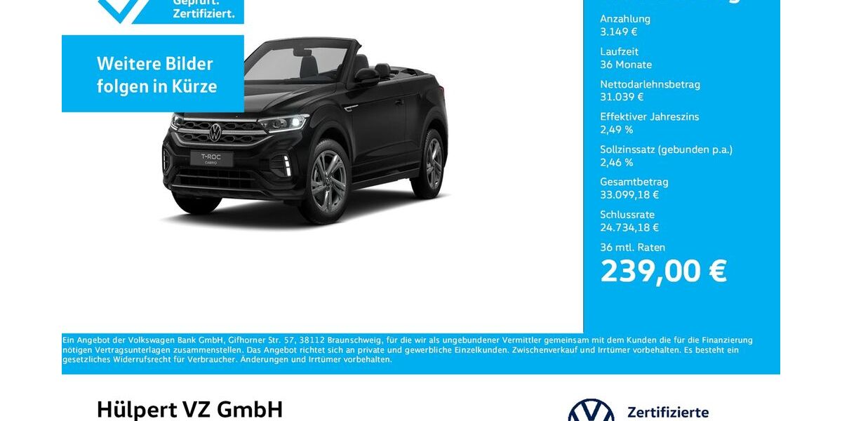 VW T-Roc 9.090 km 34.888 &euro; Dortmund 44141