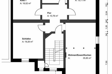 Wohnung Witten Rüdinghausen - 4 Zimmer, 105 m&sup2;, 1.800&euro; | Angebot:25050193