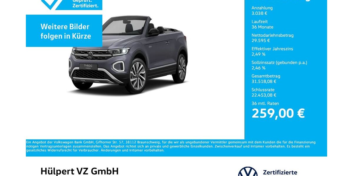 VW T-Roc 5.873 km 32.388 &euro; Unna 59423
