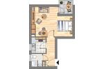 Etagenwohnung Dortmund Aplerbeck - 1 Zimmer, 34 m&sup2;, 322&euro; | Angebot:26536516