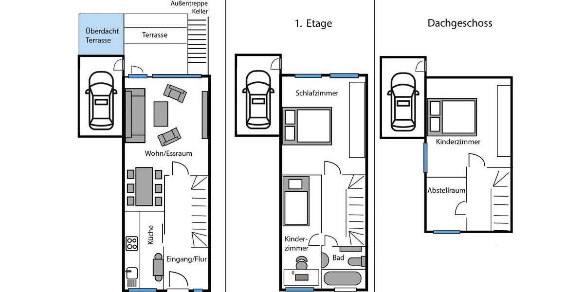 Reihenhaus Welver - 5.5 Zimmer, 107 m&sup2;, 200.000&euro; | Angebot:26083375