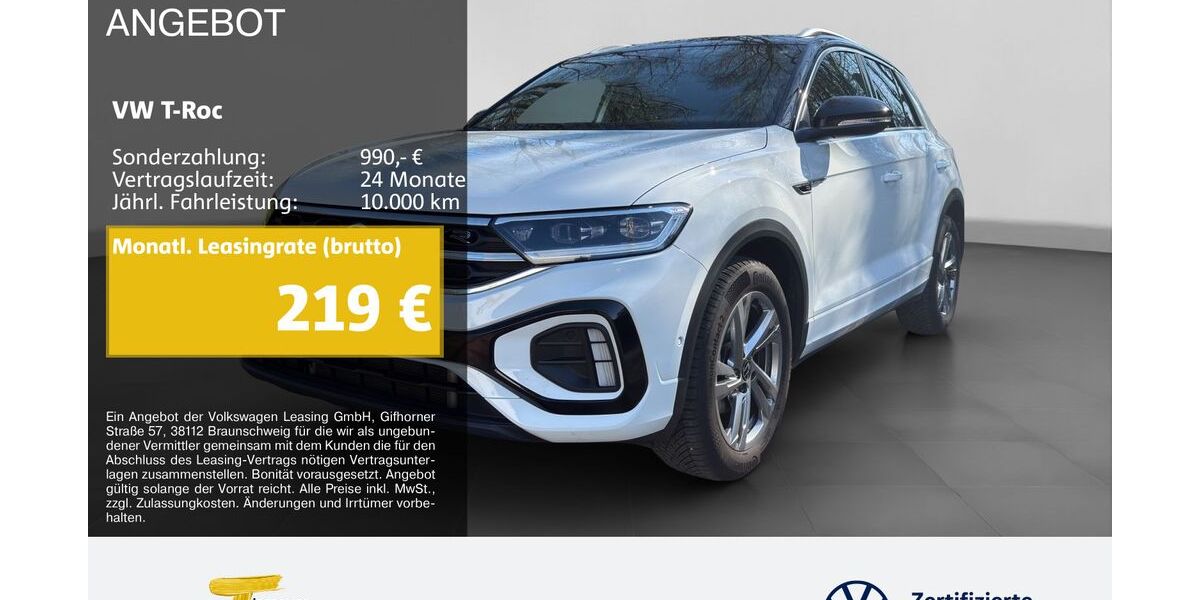 VW T-Roc 20.948 km 28.950 &euro; Castrop-Rauxel 44575