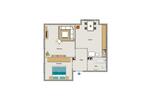 Etagenwohnung Lünen Brambauer - 2.5 Zimmer, 54 m&sup2;, 439&euro; | Angebot:25399496