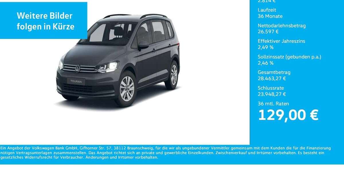 VW Touran 7.372 km 29.411 &euro; Dortmund 44141