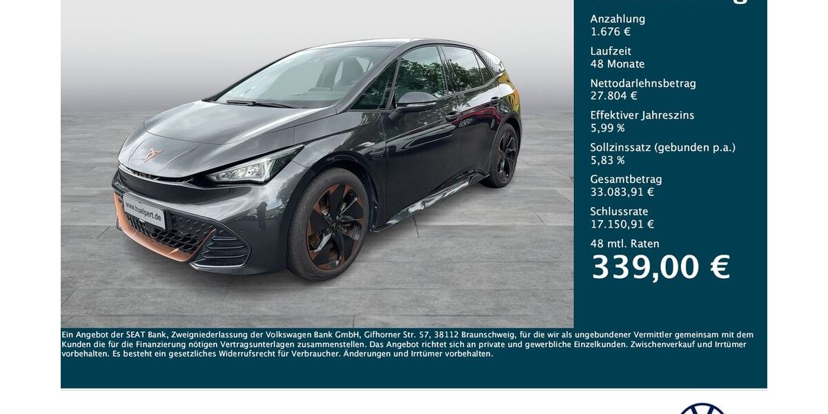 Cupra Born 25.166 km 29.440 &euro; Dortmund 44379