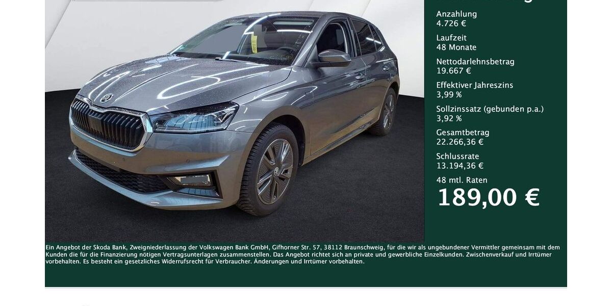 Skoda Fabia 6.382 km 24.281 &euro; Dortmund 44269